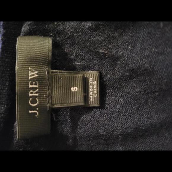 J Crew Small Navy blue merino wool crew neck sweater - Picture 4 of 6